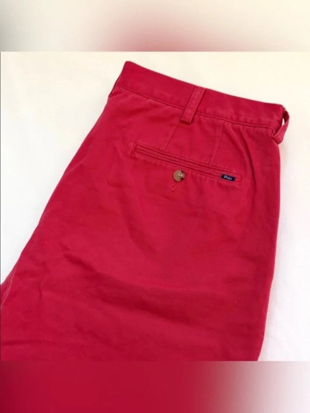 Polo Ralph Lauren Men’s Shorts Classic Fit 9” Shorts Cotton Red size 36